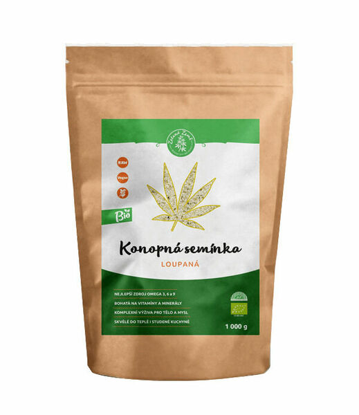 Zelená Země Konopné semínko loupané vážené BIO 1Kg porovnat ceny