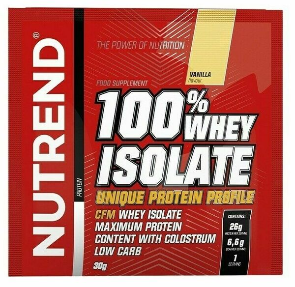 Nutrend 100% Whey Isolate vanilka 30g porovnat ceny