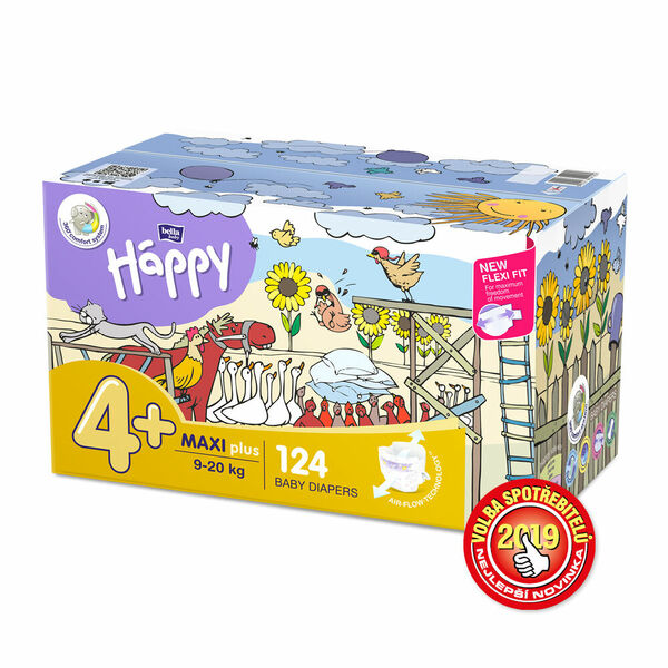 Bella Happy  Bella Baby Happy Maxi Plus Box 9-20kg 2x62ks porovnat ceny