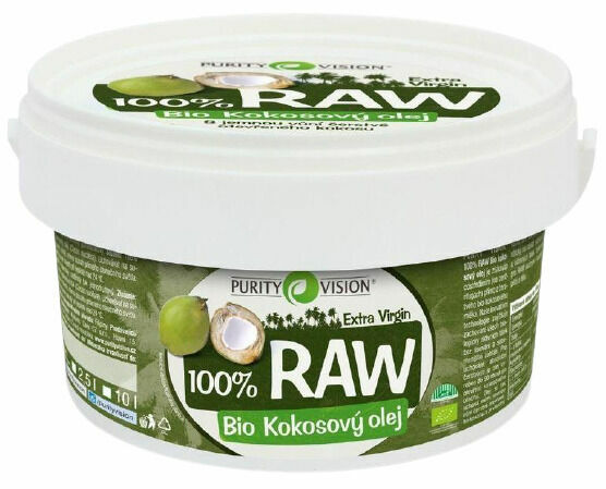 Purity Vision Raw Bio Kokosový olej 2,5l porovnat ceny