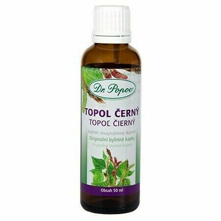 Dr.Popov Kapky bylinné Topol černý 50ml porovnat ceny