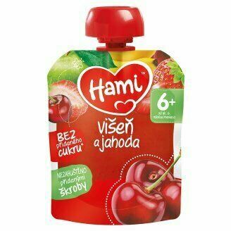 Hami kapsička Višeň a jahoda 90g porovnat ceny