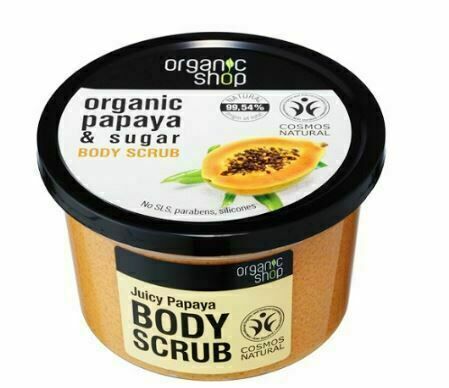 Organic Shop Tělový peeling Šťavnatá papája 250ml porovnat ceny