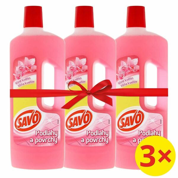 Savo Podlahy a povrchy Vůně květin 3x750ml porovnat ceny
