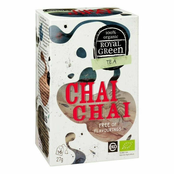 Royal Green černý čaj Chai Chai BIO 16x1,7g porovnat ceny