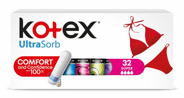 Kotex Ultra Sorb Super tampony 32 ks porovnat ceny