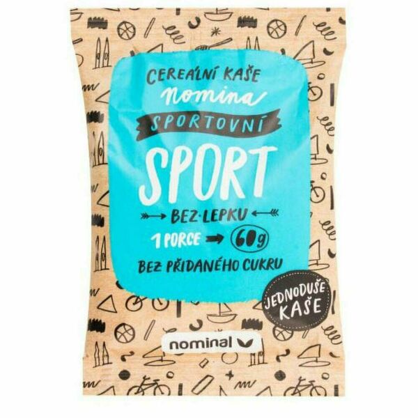 NOMINAL Cereální kaše Nomina Sportovní Sport bez lepku 60 g porovnat ceny