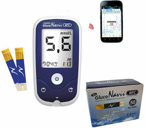 Celimed  Glukometr SD Gluco Navii NFC + 50 proužků porovnat ceny