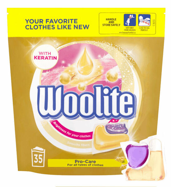 Woolite dual caps Pro-Care XL 35ks porovnat ceny