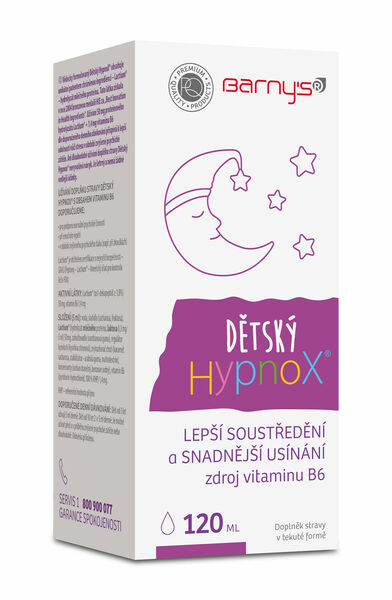 Barny's  Barnys dětský HypnoX zklidňující sirup 120ml porovnat ceny