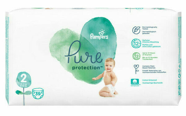 Pampers Pure protection S2 39ks porovnat ceny