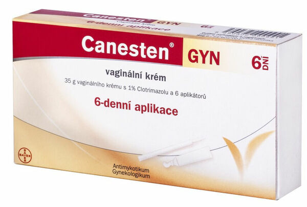 Canesten GYN 6 dní, vaginální krém 35g porovnat ceny
