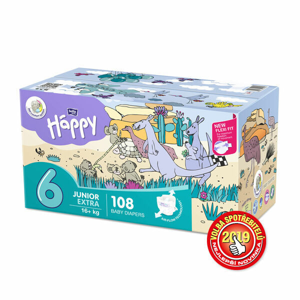 Bella Happy  Bella Baby Happy Junior Extra Box 16+ 2x54ks porovnat ceny