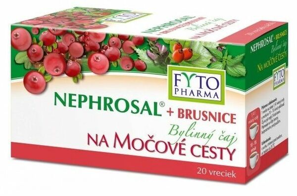 Fytopharma Nephrosal+brusinky bylinný čaj na močové cesty n.s. 20x1,5g porovnat ceny