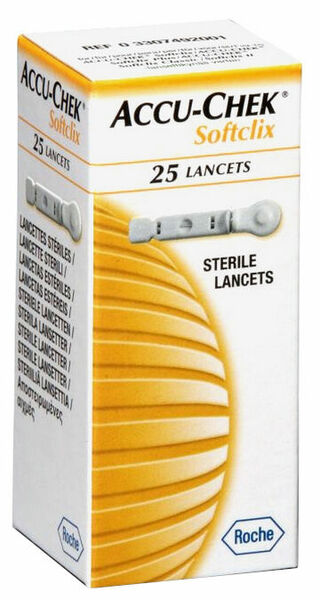 Accu Chek  Accu-Chek Softclix lancety 25 ks porovnat ceny