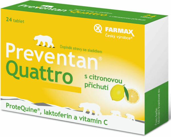 Preventan Quattro citron.přích.tbl.24 porovnat ceny