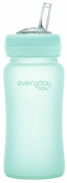 Everyday Baby  Láhev sklo s brčkem, 240ml mint green porovnat ceny