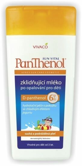 Vivaco  PANTHENOL 6% zklidňující mléko po opalování pro děti 200ml porovnat ceny