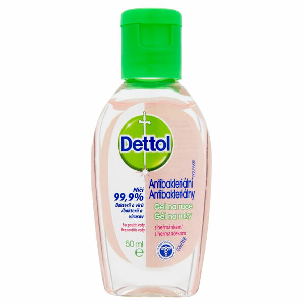 DETTOL Antibakterialni gel na ruce s heřmánkem 50ml porovnat ceny