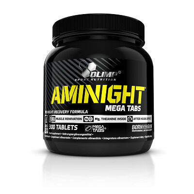 OLIMP, AMINIGHT PRO-NIGHT RECOVERY FORMULA, 300 MEGA TABS porovnat ceny