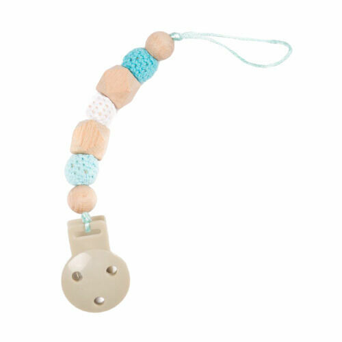 Bo Jungle Řetízek na dudlík B-PACIFIER WOOD Blue porovnat ceny