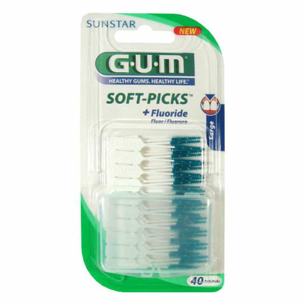 GUM mezizubní kartáček SoftPicks gumový VELKÝ 40ks B634M40 porovnat ceny