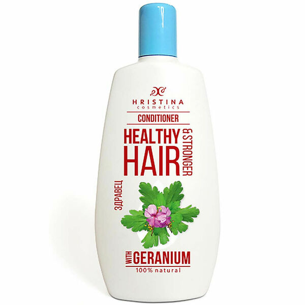 HRISTINA Přírodní kondicionér pro zdravé a silné vlasy s pelargonií 200 ml porovnat ceny