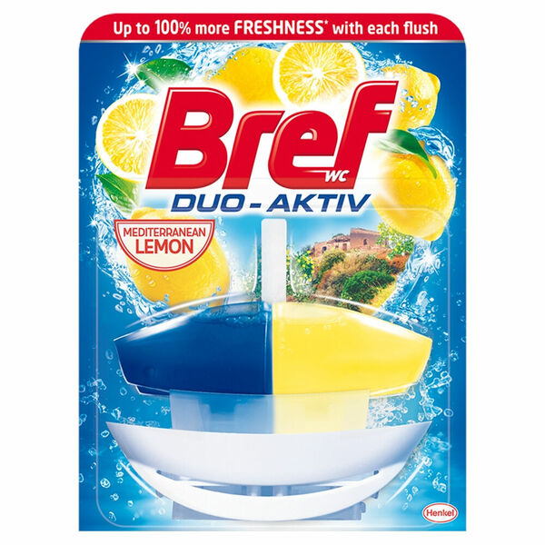 BREF Duo-Aktiv Mediterranean Lemon tekutý WC blok náhradní náplň 50 ml porovnat ceny