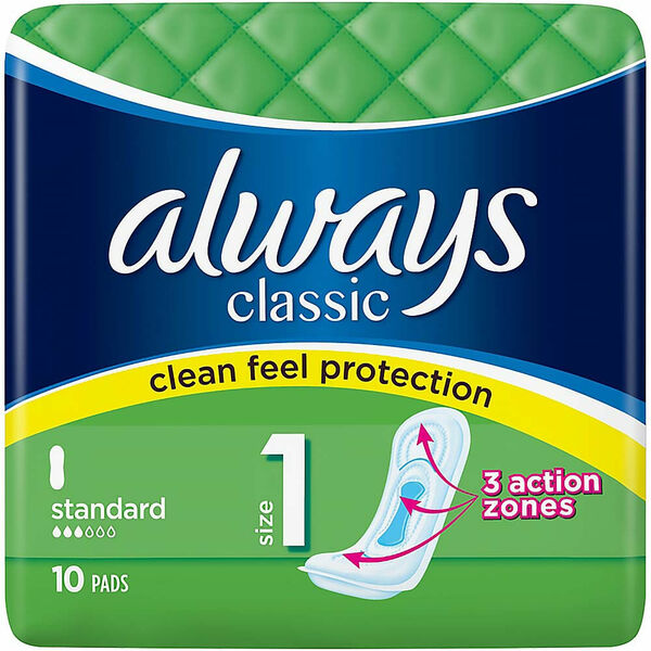 ALWAYS Classic Standard Hygienické vložky 10 ks porovnat ceny