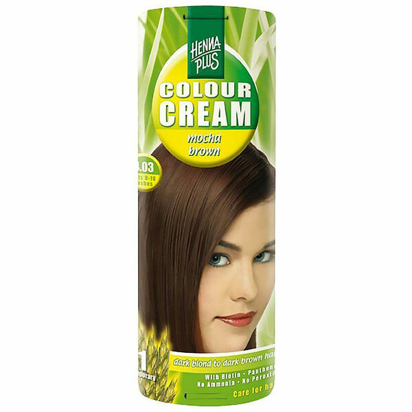 HENNA PLUS Přírodní barva na vlasy krémová MOCCA HNĚDÁ 4.03 60 ml porovnat ceny