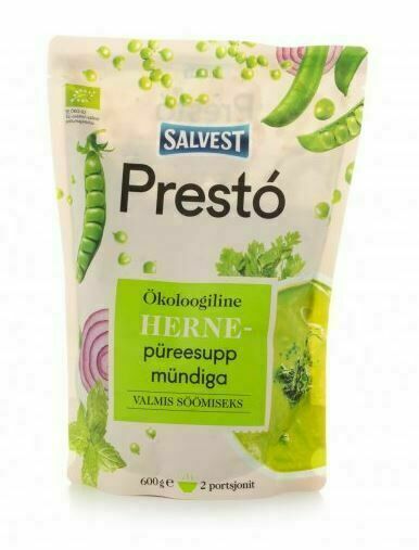 Salvest Prestó BIO Hrášková polévka s mátou 600g porovnat ceny