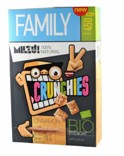 Milzu! BIO Cereální obdélníčky se skořicí 450g porovnat ceny