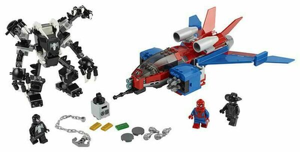 Lego Spiderjet vs. Venomův robot 76150 porovnat ceny
