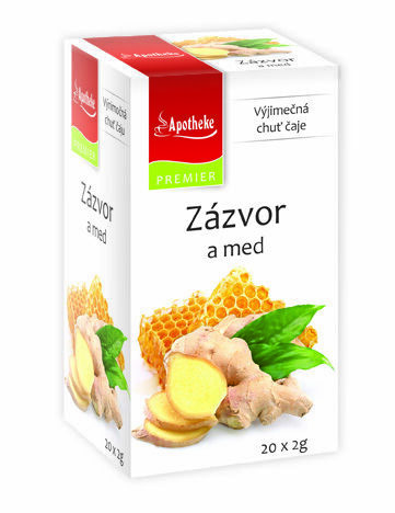 Apotheke Zázvor a med čaj 20x2g porovnat ceny