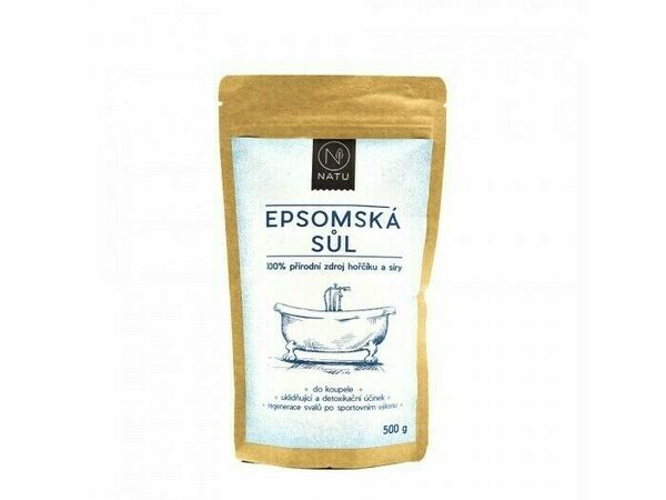 Natu Epsomská sůl 100% 500g porovnat ceny