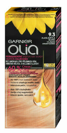 Garnier Olia barva na vlasy 9.3 Zlatá Světlá Blond 100g porovnat ceny