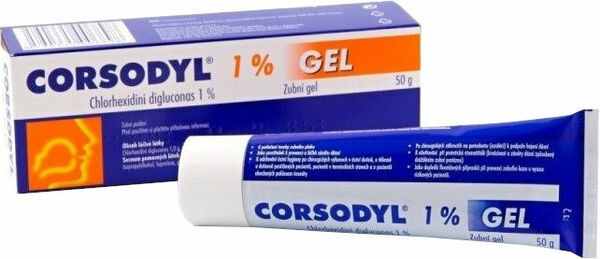 Corsodyl 1% gel stm.gel 50g porovnat ceny