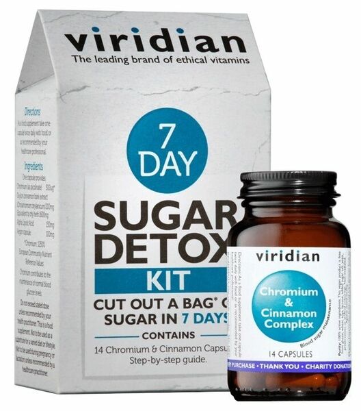 Viridian  7 Day Sugar Detox 14 kapslí porovnat ceny