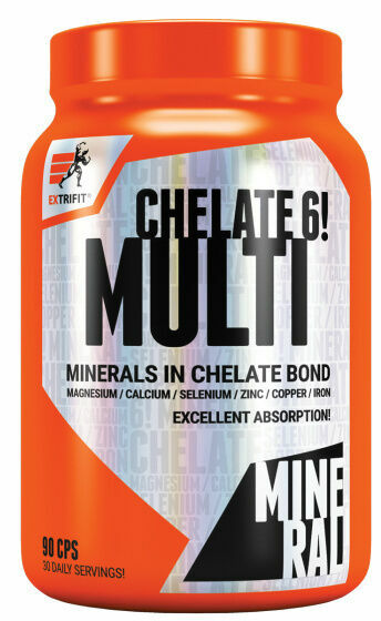 Extrifit Multi Mineral Chelate 6! 90 kapslí porovnat ceny