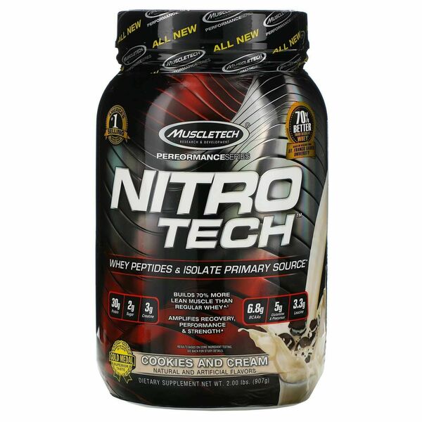 MuscleTech Nitro-Tech cookies&krém 910g porovnat ceny