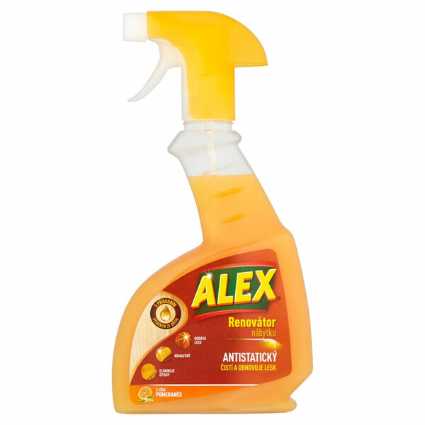 ALEX Renovátor nábytku antistatický s vůní pomeranče 375 ml porovnat ceny
