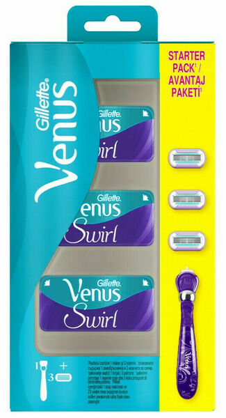 Gillette Venus Swirl strojek + 3 hlavice porovnat ceny