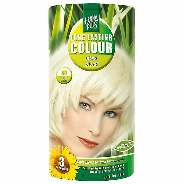 HENNA PLUS Přírodní barva na vlasy ULTRA BLOND 00 zesvětlující 140 ml porovnat ceny
