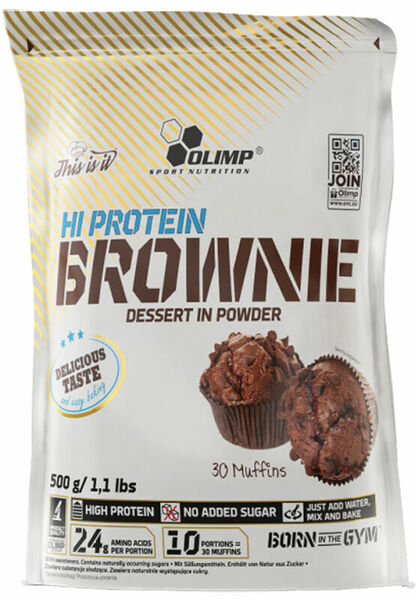 Olimp Hi Protein Brownie chocolate 500g porovnat ceny