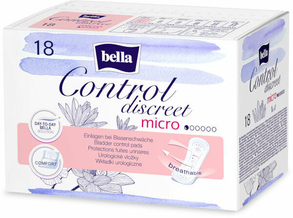 Bella Lady  Bella Control Discreet micro urologické vložky 18ks porovnat ceny