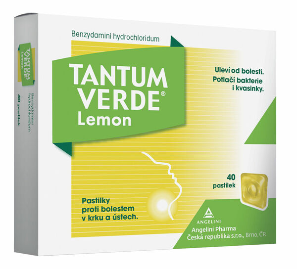 Tantum Verde Lemon 40 pastilek porovnat ceny
