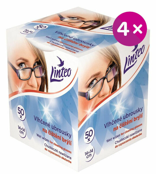 Linteo Vlhčené ubrousky na brýle 50ks porovnat ceny