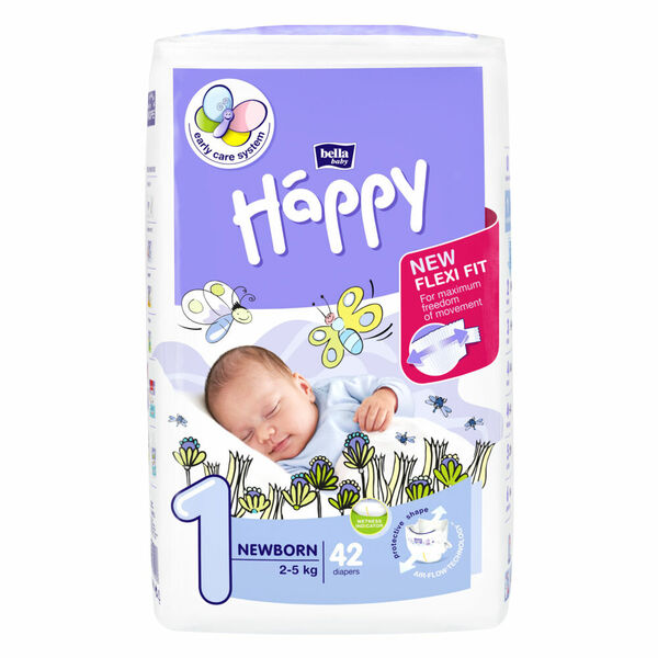 Bella Happy  Bella Baby Happy New Born 2-5kg 42ks porovnat ceny