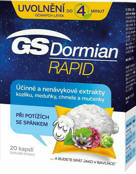 GS Dormian Rapid 20 kapslí porovnat ceny