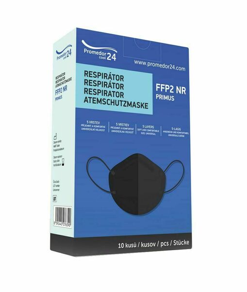 PRIMUS Respirátor FFP2 NR Black 10 ks porovnat ceny
